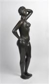 ELIZABETH CATLETT (1915 -     ) Untitled (Standing African-American Woman).